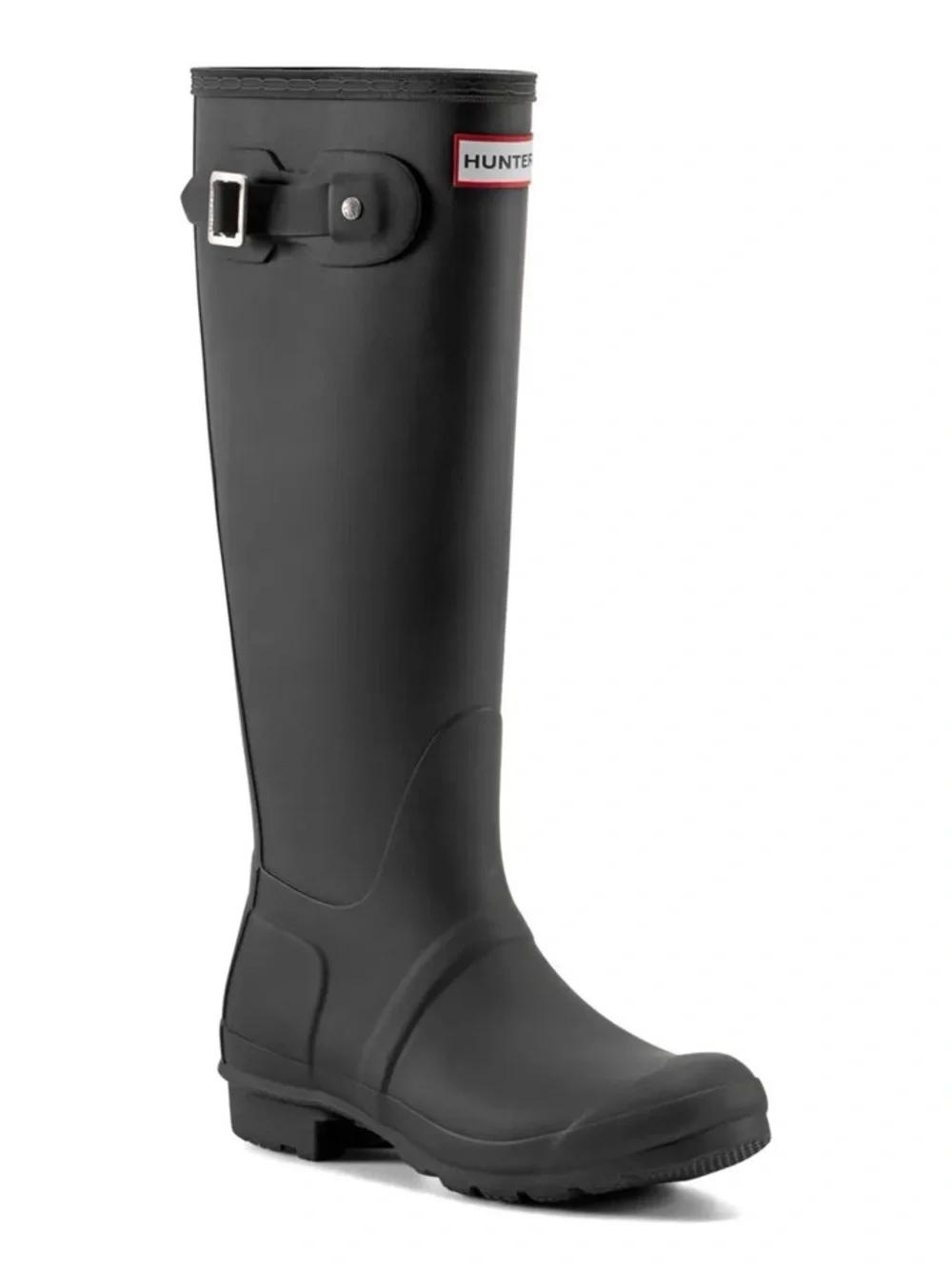 HUNTER Original Back Adjustable Tall Rain Boot - Women's size 6
